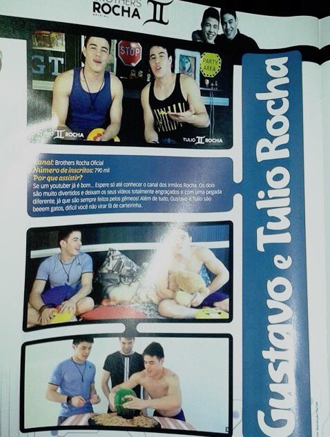 InfoBrothersR's tweet photo. Vocês sabiam que também tem matéria dos Brothers Rocha na revista todateen?😱 Já garantiu a sua? https://t.co/vA91cHs9Z7