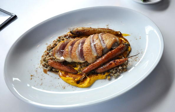 Share a beautiful Duck Breast over a bottle of our Nebbiolo!