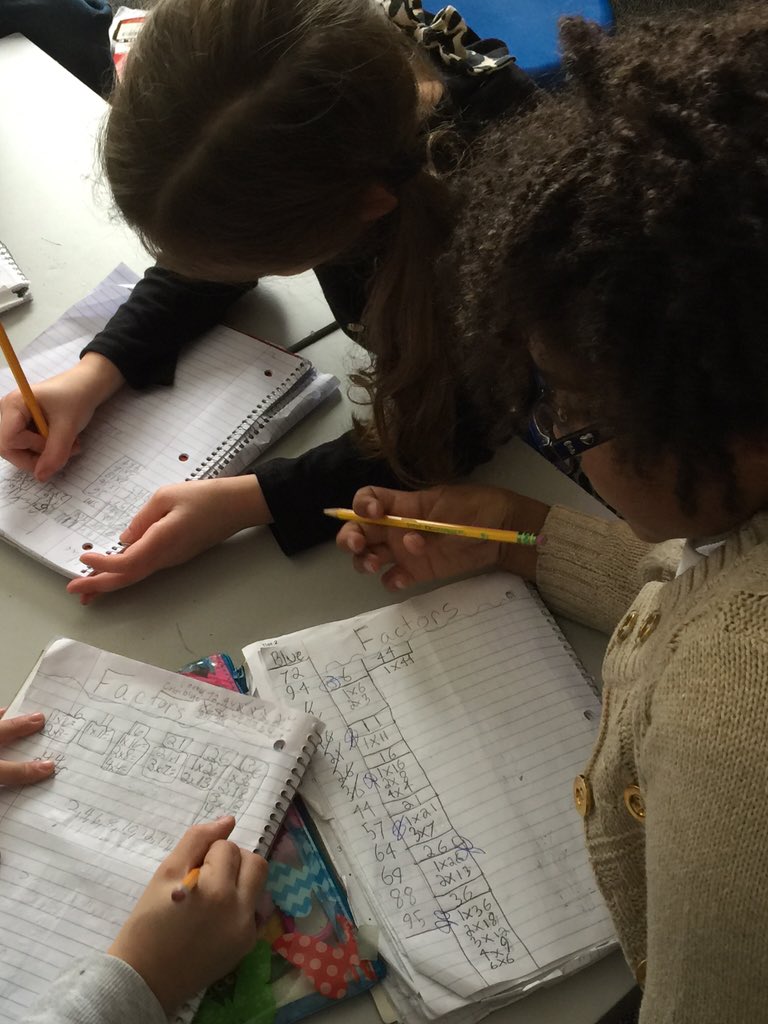 DWEdublin's tweet photo. Finding all the factor pairs through 100, then posting on our factor wall of fame! #lifeofa4thgrader #goodtimes https://t.co/iJtrjdNDp0