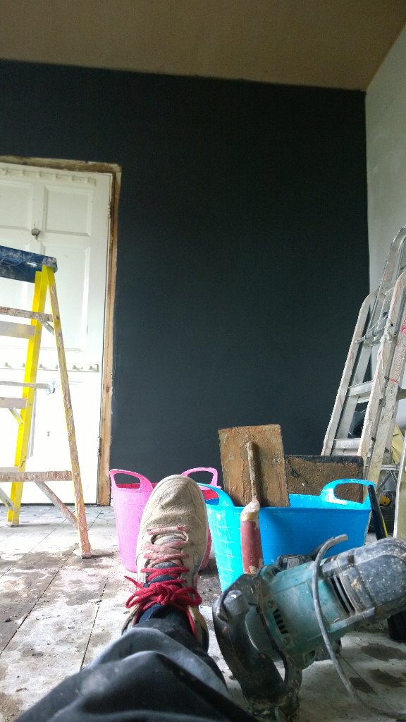 Gentle start back to 2016 nice #magneticplaster study room in #Ilkeston