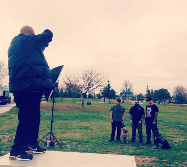 BakersfieldLife's tweet photo. Photographer Mike Lopez gets up high to take pictures of local veterans and their service dogs. Found in Feb. issue. https://t.co/lM0EXTieWL