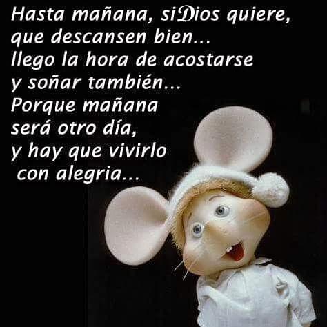 Buenasnoches shulas DTB @MyriamMonteCruz @luzpisiosa @gelysaenz @Camaritamyriaca @chicue @marimillenmartMarthaYTere