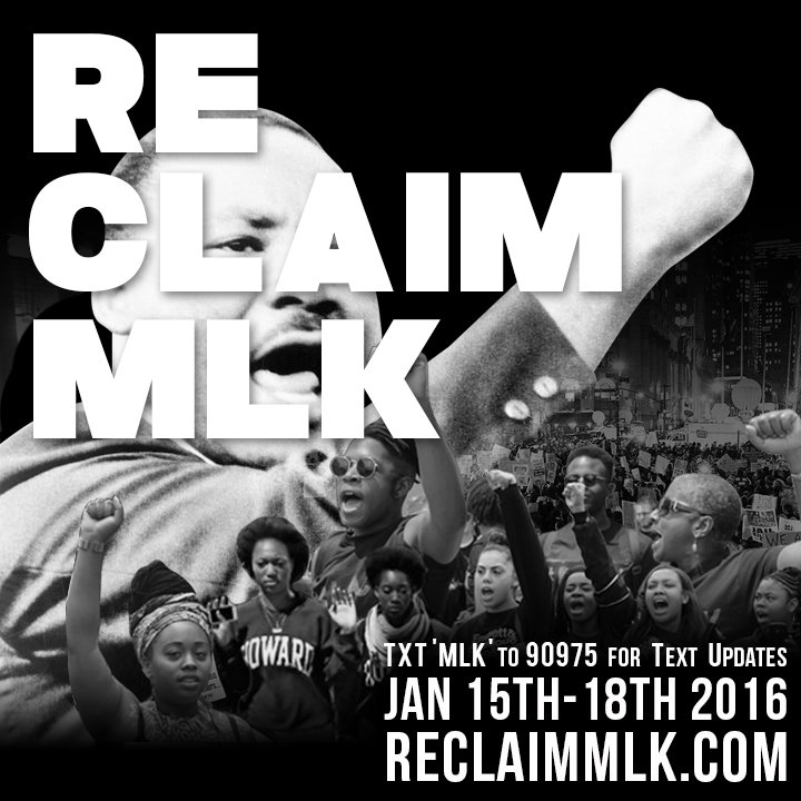 fergusonaction's tweet photo. #ReclaimMLK this weekend. Post or Find an action @ https://t.co/obwuGap3ZS &amp; TXT MLK to 90975 for updates. https://t.co/GxYyKWY6QG