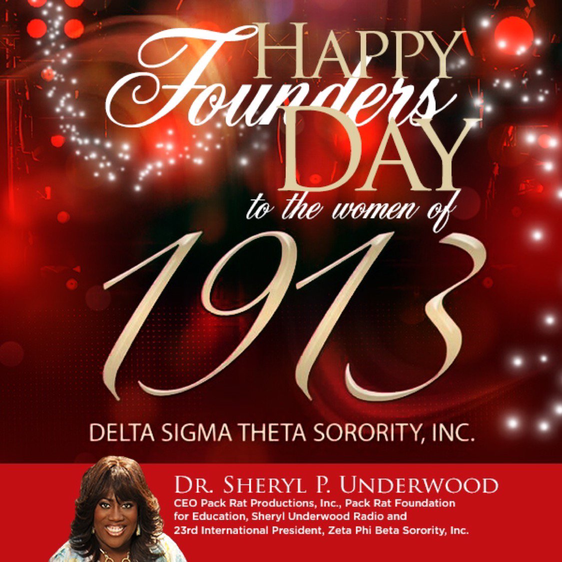 sherylunderwood's tweet image. Happy Founders Day To Delta Sigma Theta Sorority Incorporated From @SherylUnderwood