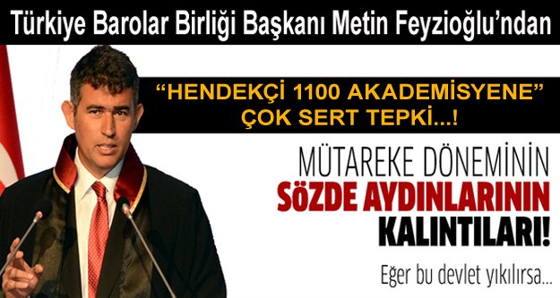 HaberAlarmTR's tweet photo. #Feyzioğlu'ndan 1100 #Akademisyene Onlar mütareke döneminin sözde aydınlarının kalıntıları https://t.co/xeoWvLvvf3 https://t.co/uPV4w9oWJ1