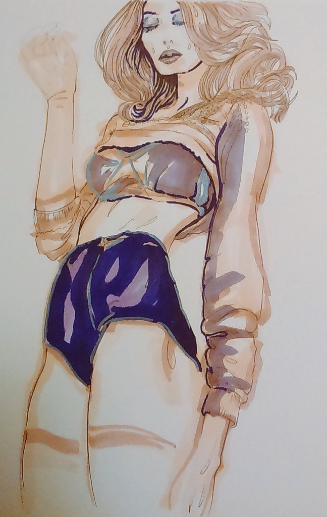 sandrathecrazy's tweet photo. #glamour #lingerie #woman #style #elegance #fashionblog #fashion #fashionphotography #hairstyle #artwork #drawing https://t.co/0eaQNaDc6j