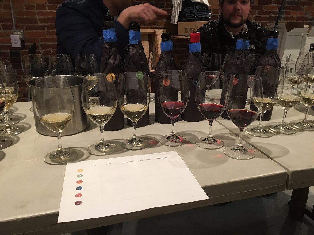 Walla Walla blind tasting with the #youngguns @FoundryVineyard @bkubrock <a href="/jwoolze/">Joe Woolsey</a> <a href="/KontosCellars/">Kontos Cellars</a> <a href="/SVandRighteous/">SV Wine Co.</a>