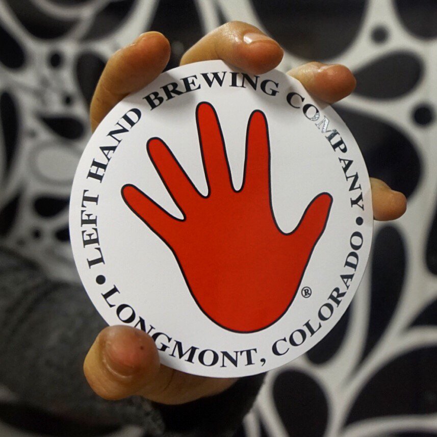LeftHandBrewing's tweet photo. Happy #NationalStickerDay! Where have you seen a Left Hand sticker? #LHBSticker https://t.co/u2SEdh3Zhj