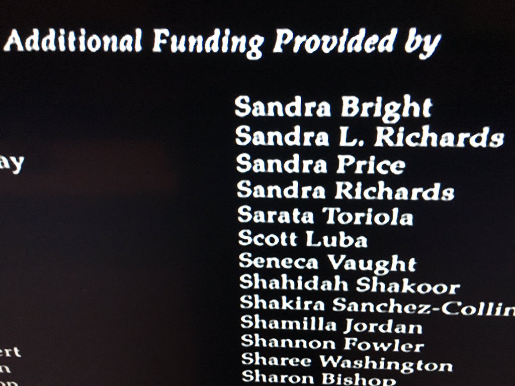 ecirpardnas's tweet image. too busy crying at the end of #LEwithRubyDee yesterday to see MY NAME in credits of this truly historic piece of art