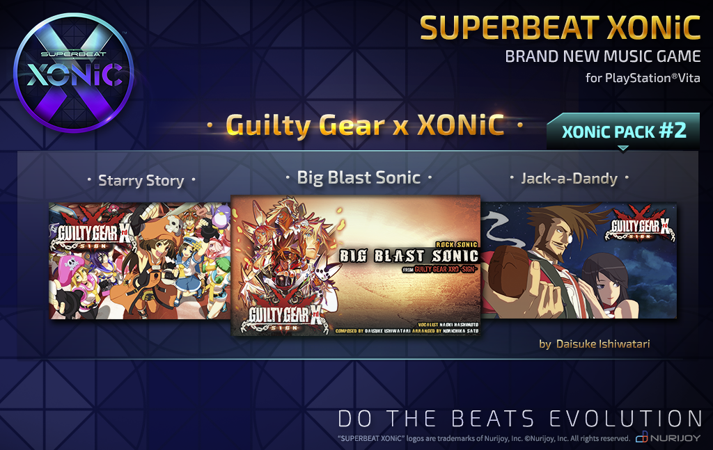 nurijoyinc's tweet photo. Notice) #SUPERBEAT #XONiC #DLC #GuiltyGear_x_XONiC has just released on https://t.co/VM3ttrAYBu … -KR, ASIA Version https://t.co/0T0oCBFWeb