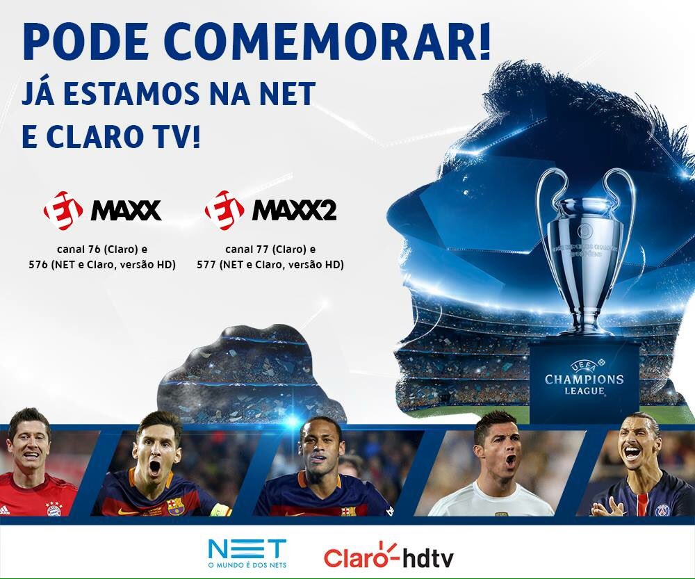 TNTSportsBR's tweet image. Galera, é com orgulho que dizemos: PODE COMEMORAR! Os canais EI chegaram na @NEToficial e na @clarotvatende!