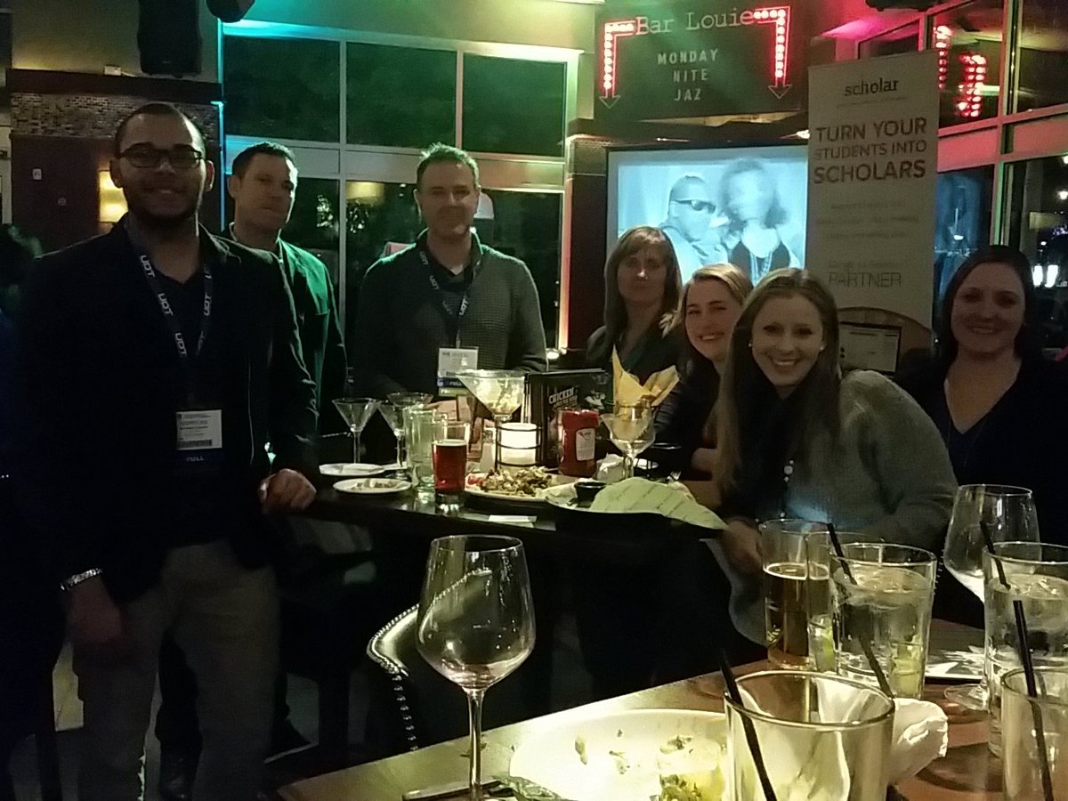 NickContant's tweet photo. Couldnt think of a better way to end day 1 of #FETC @ the IES cocktail party. With @ieskathy and the B-Rock crew https://t.co/nT8C5FcBAP
