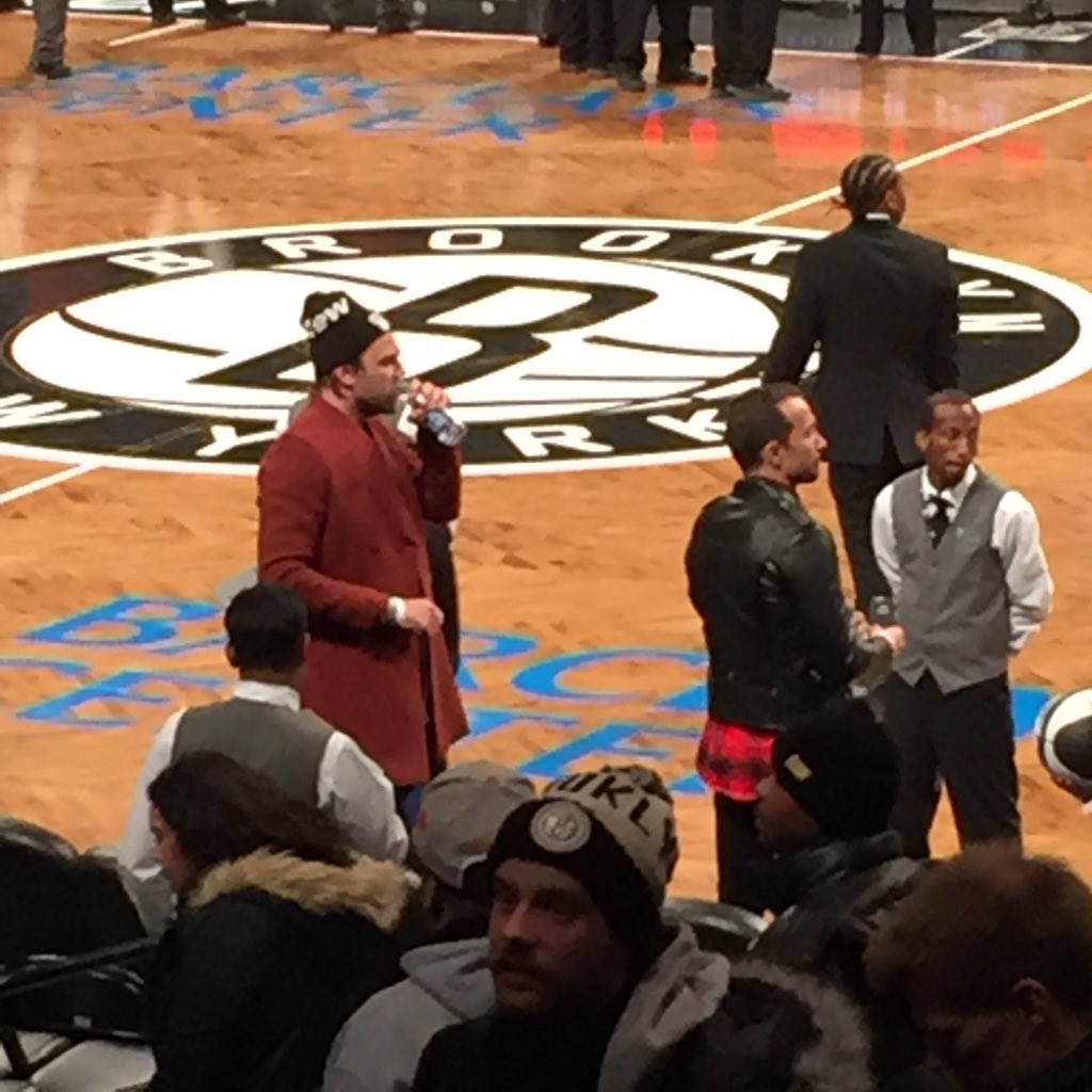 jared_lund's tweet photo. @BrooklynNets Can you please tell me who these guys are who sit court side at your games? #popular #BrooklynNets https://t.co/UGAIXcHrYp