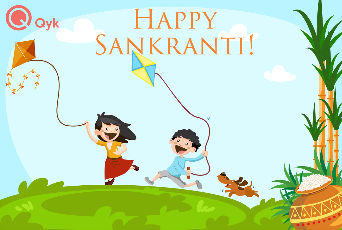 QykApp's tweet photo. The Qyk Team wishes all of you a very Happy Sankranti and Pongal! :) https://t.co/WvFlEWyF0s