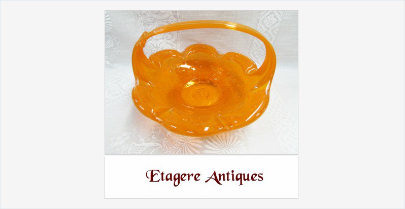 EtagereAntiques's tweet photo. #Orange Glass #Basket #HandBlown #ControlledBubble #gotvintage #vintage #decor https://t.co/3TbzY2FKnI https://t.co/kN2y5NVtMh