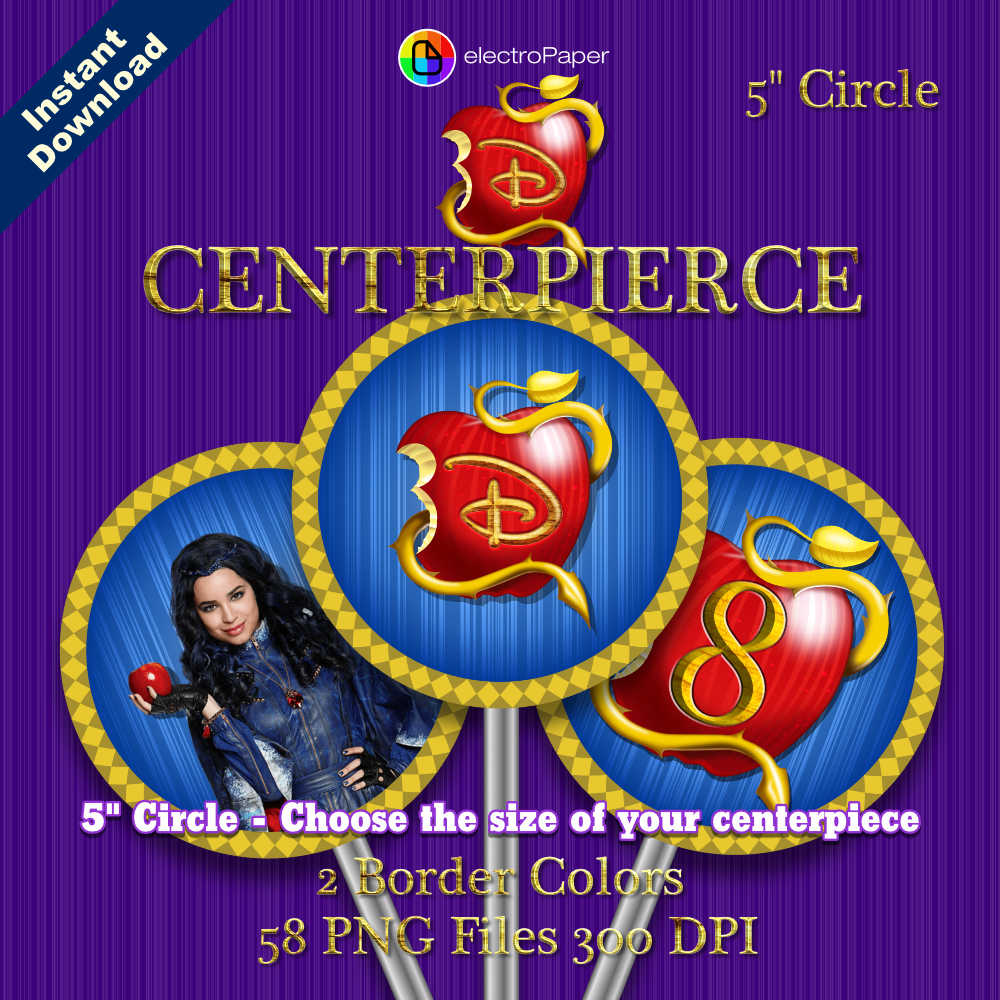electropaper's tweet photo. DESCENDANTS - Centerpierce 58 PNG files, a la venta en nuestra tienda @etsy https://t.co/Mo8ddB9tV9 https://t.co/DzeY5mEY1x