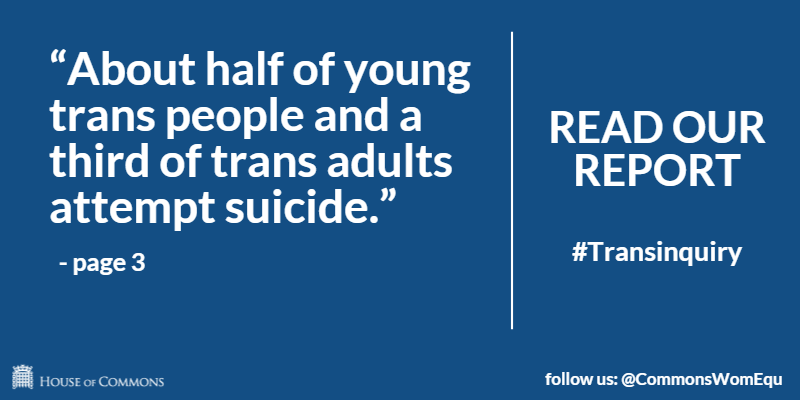 CommonsWEC's tweet photo. Read our Transgender Equality report: https://t.co/aIg9389678 #transinquiry https://t.co/bqRFCfX0zY