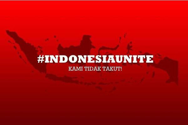 We're not afraid,ALLAH is always with us 🙏🏻my religion never teach me doing a terror to other human! #loveJakarta