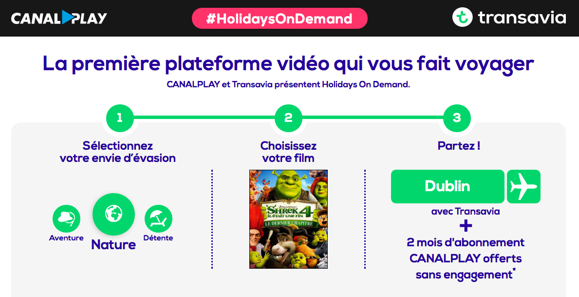 maudgrs's tweet photo. .@LesGauloisParis @canalplay @transaviaFR créent les vacances à la demande #HolidaysOnDemand https://t.co/UAO4a9zGmV https://t.co/XDFIKfCl2Z