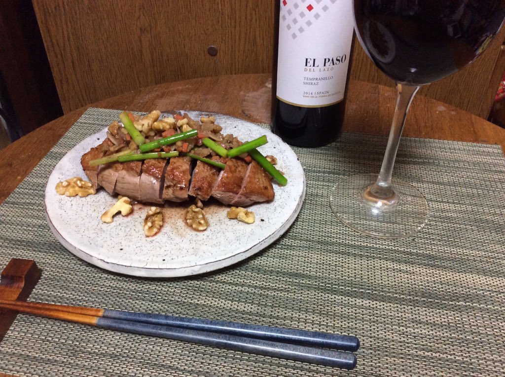 大刀 ザ ヒュージザンバー Su Twitter よし完成ー 中華一番の再現レシピ 鴨肉ソテーのクルミソースで晩酌ー T Co Hwyt1w3fzf Twitter