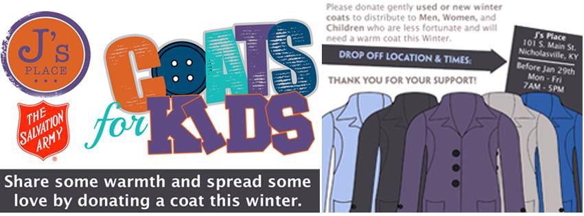SAJCSU's tweet image. Donate a warm coat this Winter! Til January 29th facebook.com/SalvationArmyo… #CoatsForKidsAndFamilies #SpreadTheWarmth