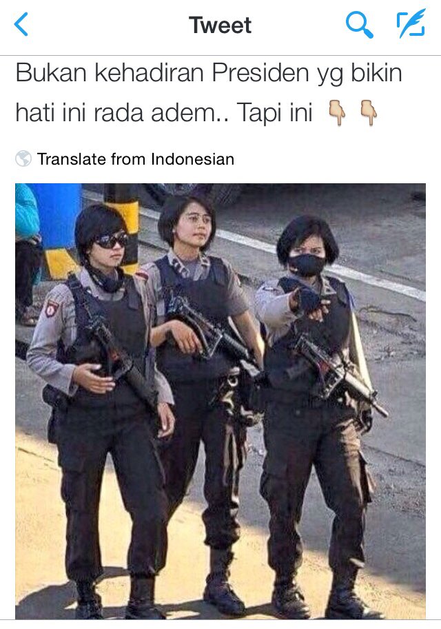 irma_abidin_733's tweet photo. "@CandraMalik: #INDONESIAWOLES Duh, Dek.. No fear? No! *pic of @WisnuARamadi 's https://t.co/3lQQLB3Xjq"