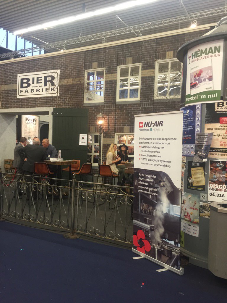 Trots op de samenwerking met de Bierfabriek #horecava2016