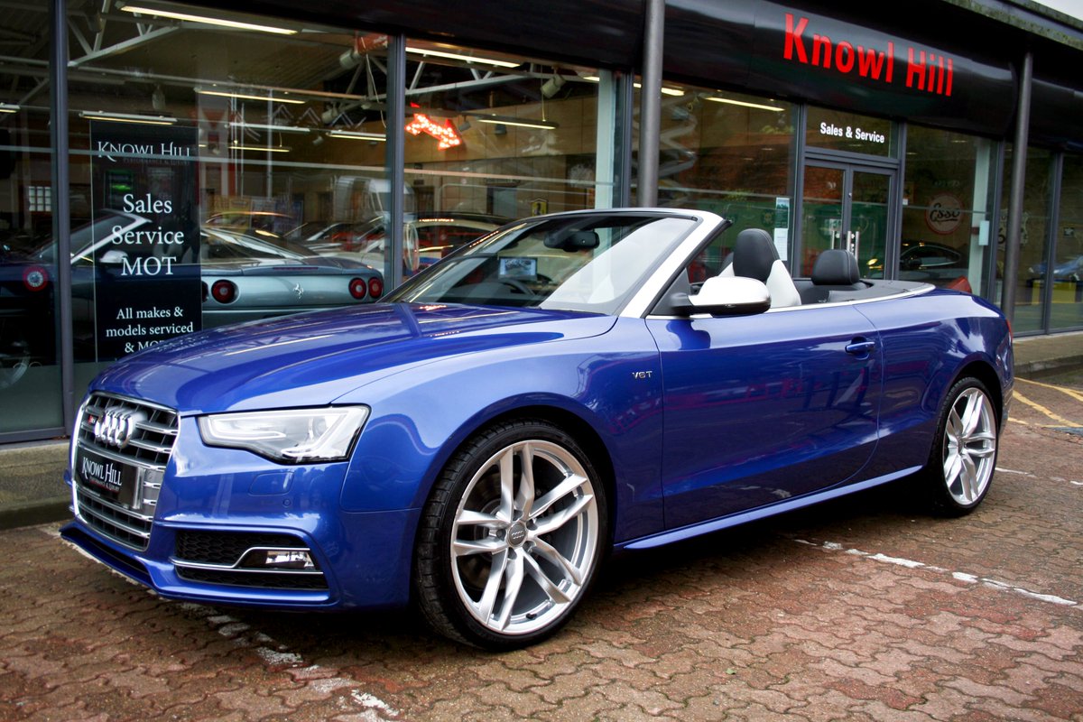 Knowl Hill New In Today Is This Lovely 15 Audi S5 Cabriolet Finished In Sepang Blue With Only 3 300 Miles Audi S5 T Co 8i3fvrtdvt