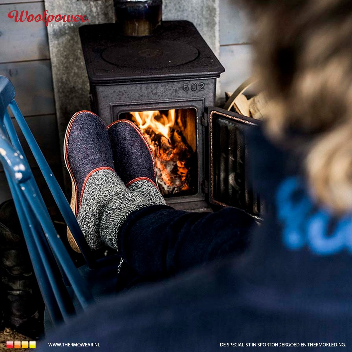 Vandaag zitten we de hele dag voor de open haard hoor!. Brrr...!