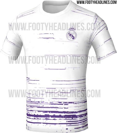 real madrid pre match kit
