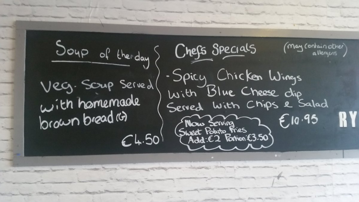 Today's specials 
#specials #lunch #kilcock