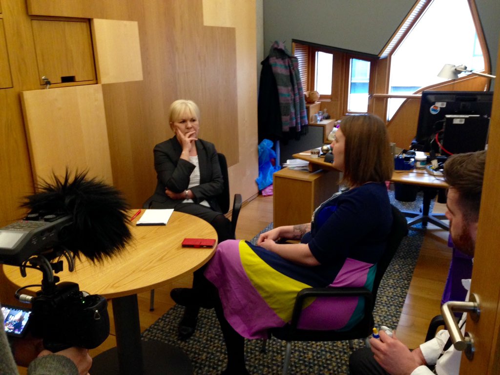 NUSScotland's tweet photo. .@NUS_Vonnie now meeting with @JohannLamont to talk student support #PresSum https://t.co/m5d5uo6oaW