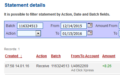 GKalember's tweet image. I am setting my proof withdrawal from the money I earned at ACX. Work from home Adclickxpress!No scam!@AdClickXpress
