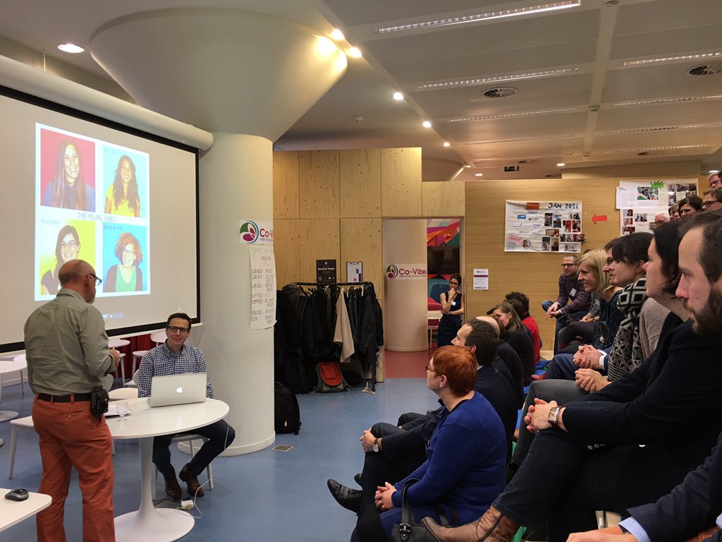 mounaferdi's tweet photo. @vibesneweconomy great learning session this am on #youngvibes 1st edition happy to have welcomed them #lifeatbnppf https://t.co/43J33lZIJN