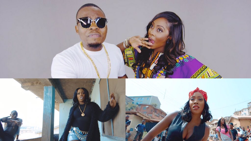 DONJAZZY's tweet photo. VIDEO ALERT: It's here guys. #StandingOvation by @TiwaSavage ft @Olamide_Ybnl ===> https://t.co/TnP023YRAz  🔥🔥 https://t.co/kiQhhazgB8