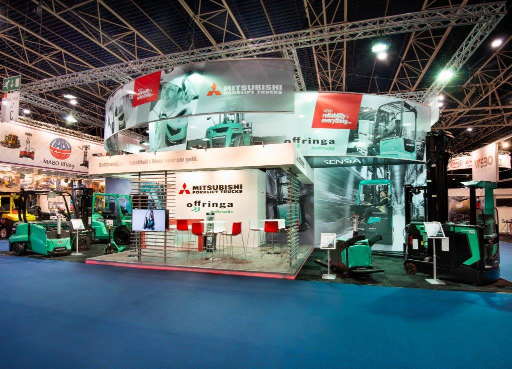 En voor Mitsubishi ook op de Logistica <a href="/De/">Dan Edwards</a> Jaarbeurs