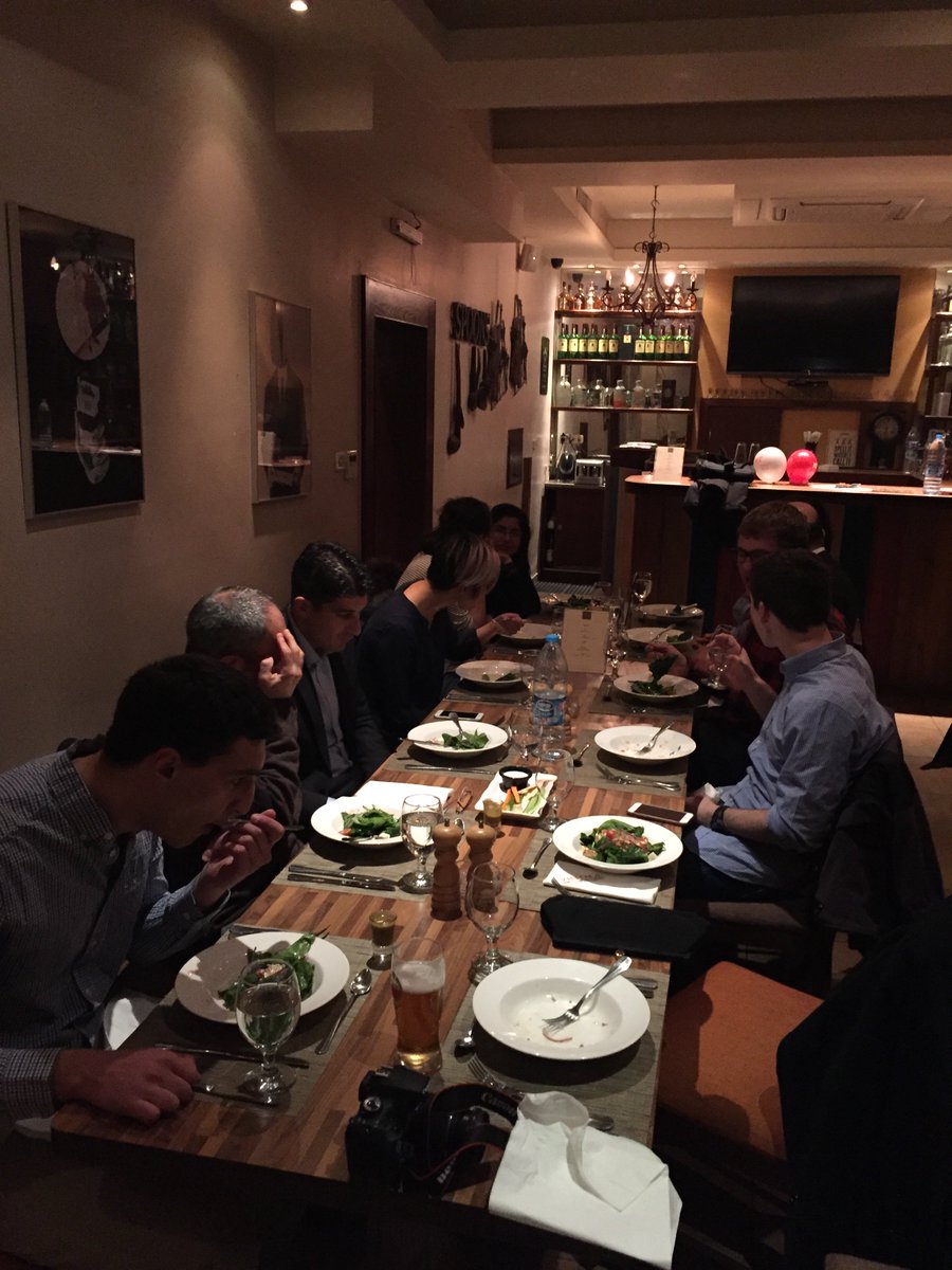 hazem's tweet photo. 30+ alumni, students, and guests at the @MIT #ToasttoIAP dinner in #Amman #Jordan last night. Great crowd! #JO https://t.co/YRtCVlcZwc