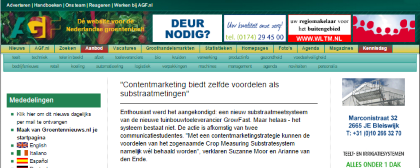 "Nep" persbericht <a href="/agfnl/">AGF.nl</a> over substraat CMS laat voordelen #contentmarketing zien: bit.ly/1mXHp76 #hhssmb