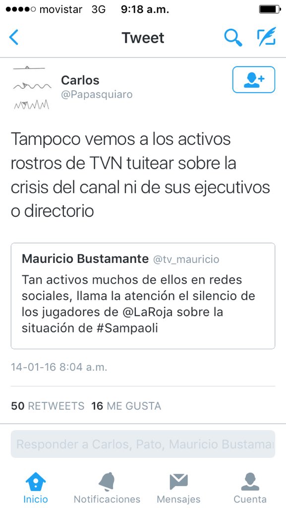 elquenoaporta's tweet photo. Quería RT a alguien y no puedo porque me tiene bloqueado. Ahí les va el pantallazo. #RTalternativo https://t.co/Aicdtlrpt8