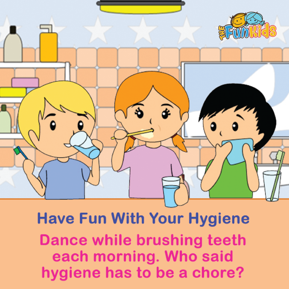 Make #hygiene fun for your kids. Visit funkids.com.pk for more hygiene tips.