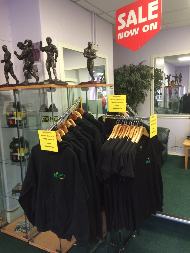 Winter clothing sale now on!! Hurry while stocks last....... #sale #gym #nolimits