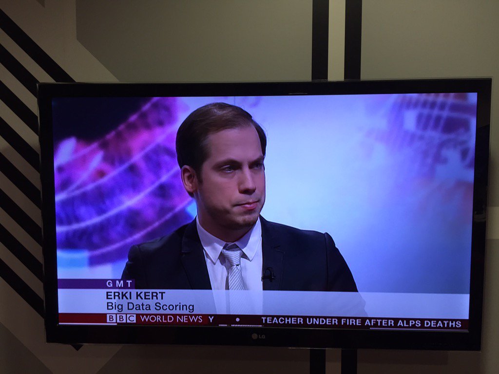 BigData_Scoring's tweet photo. Our CEO explaining #BigData credit scoring @BBCWorld #fintech https://t.co/NvMFowEK0E