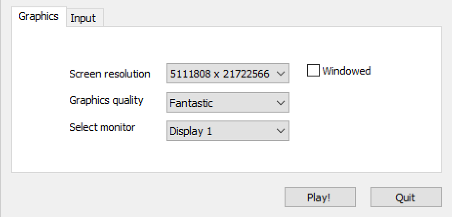 MentalFish's tweet photo. Either Unity is confused, or there has been a hardware-gnome in the machine upgrading the graphics card. https://t.co/Q2C5ytc2Xt