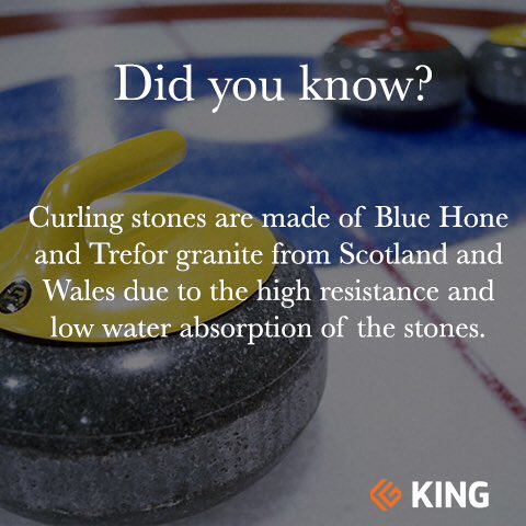 Fact of the day! #curling #naturalstone #granite #funfact