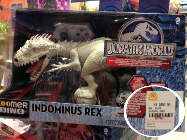 Tô comprando um presente pro meu primo e me deparo com um dinossauro de R$1099,99. Que preço é esse? #contacorrente