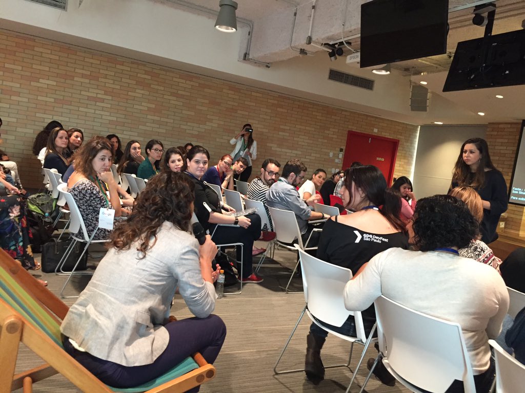 lepitts's tweet photo. Such an amazing summit so far! #BRTechInclusion #lwtbrazil @lesbiantech https://t.co/XULc79cgCQ