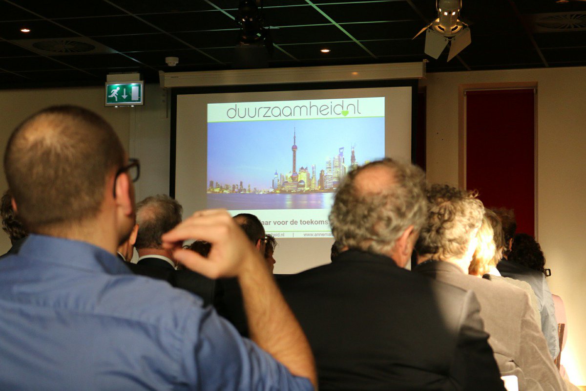 Interessante #lezing over #duurzaamheid door Anne- Marie Rankhorst <a href="/MVO_NL/">MVO Nederland</a> #duurzaamheidnl