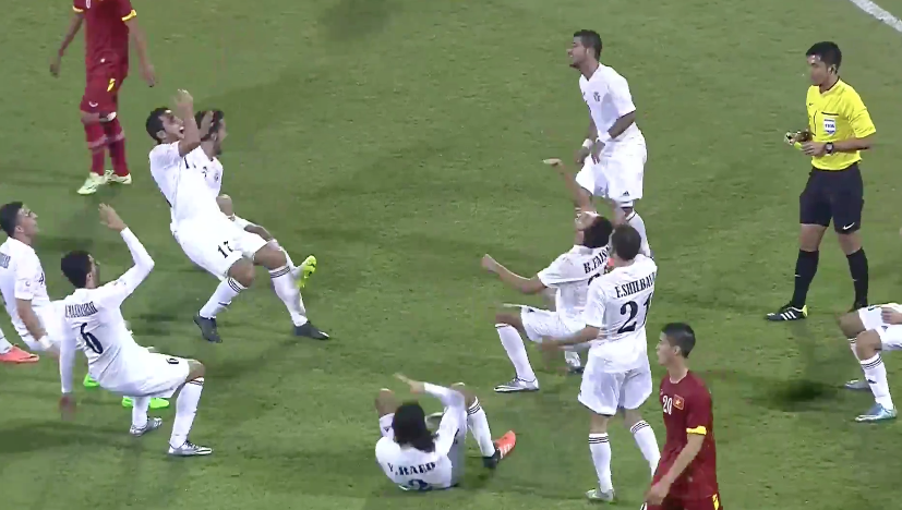 theafcdotcom's tweet photo. 72' GOAL @JordanFA! Faisal heads home his second of the night! It's 3-0 now #AFCU23 #RoadToRio https://t.co/vll6R5Iia5
