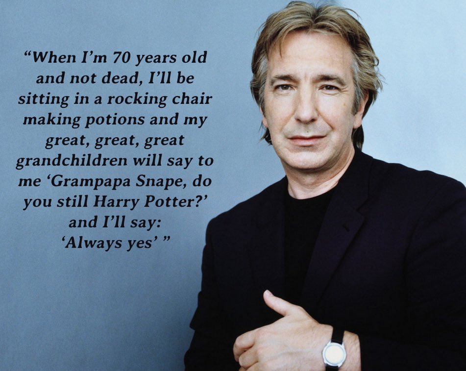 69 yaşında kaybettik.. #RIPAlanRickman