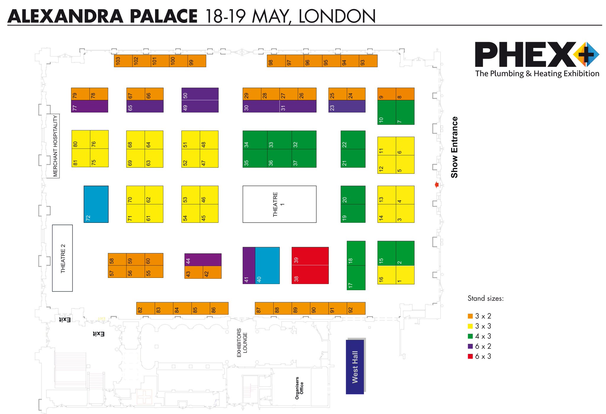 PHEX on Twitter "NEW floor plan released for PhexShow